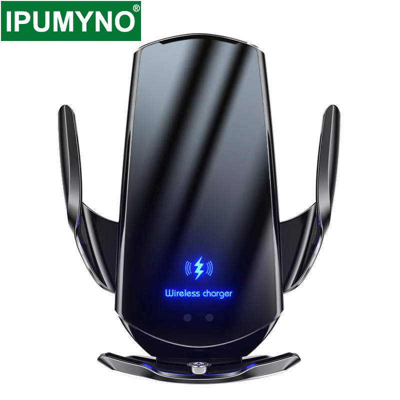 Wireless Charger Car Mobile Phone Holder Bracket 15w Magnetic Support Automatic Telephone Clip Stand Accessories For Iphone 12