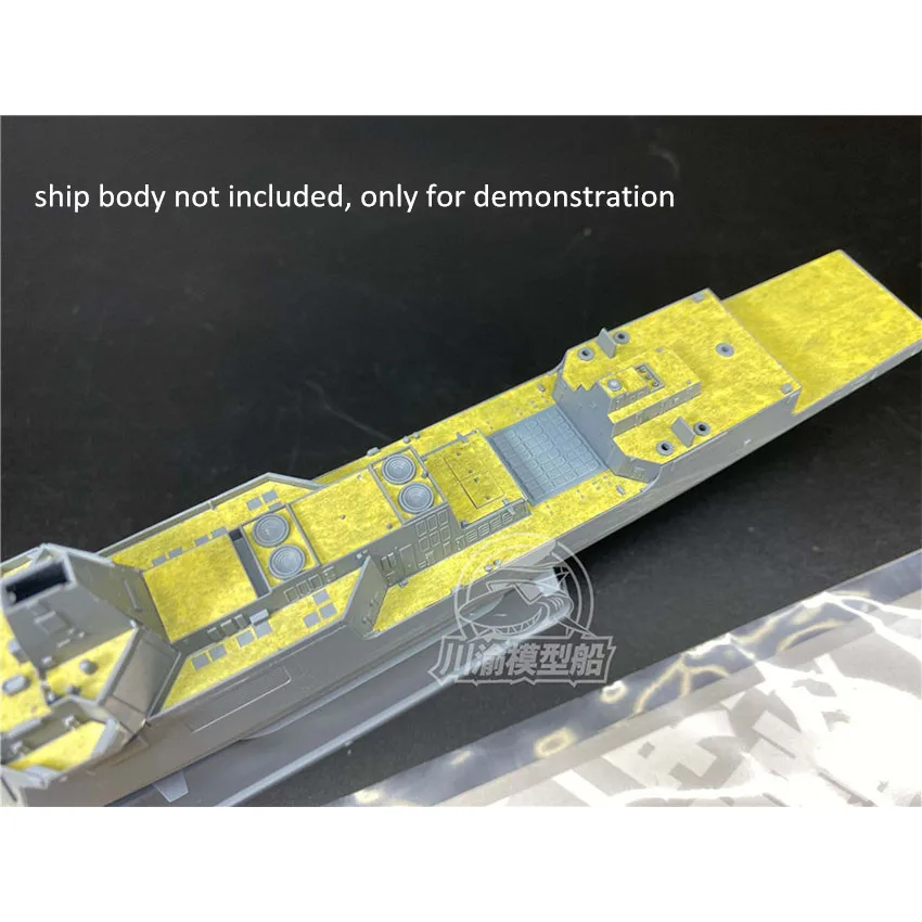 Foglio di mascheratura in scala 1/700 per Flyhawk HTP7001 PLAN Tipo 055 Destroyer Nanchang Model Kit