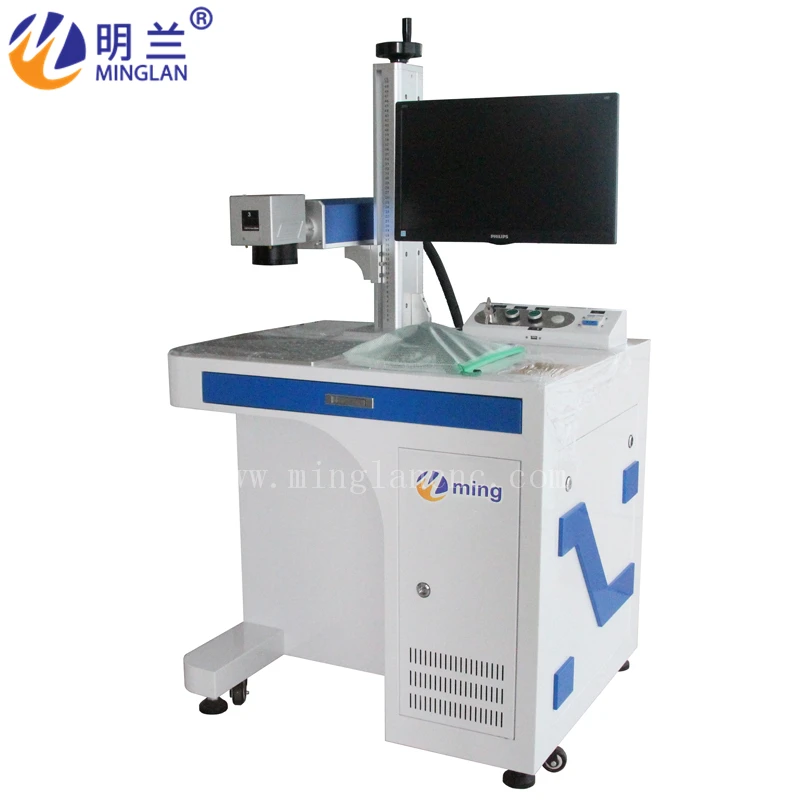 Hot Sale 20W 30W 50W 60W 100W Fiber Laser Marking Machine For Metal And Non-metal