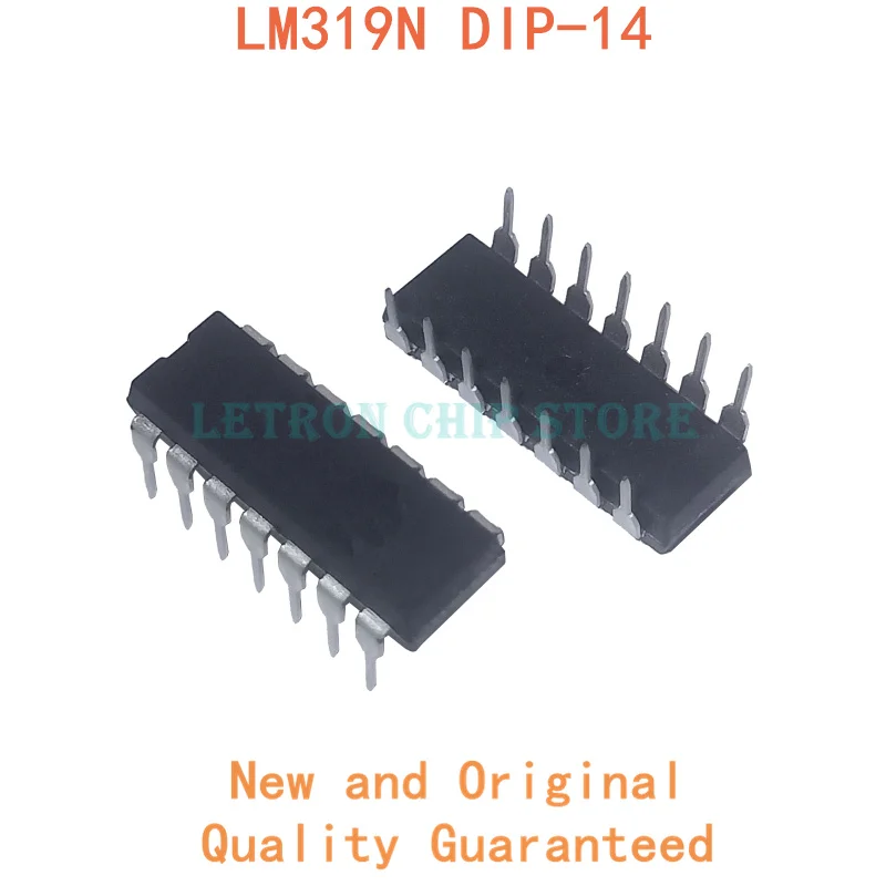 

10PCS LM319 DIP14 LM319N DIP 319 DIP-14 new and original IC Chipset