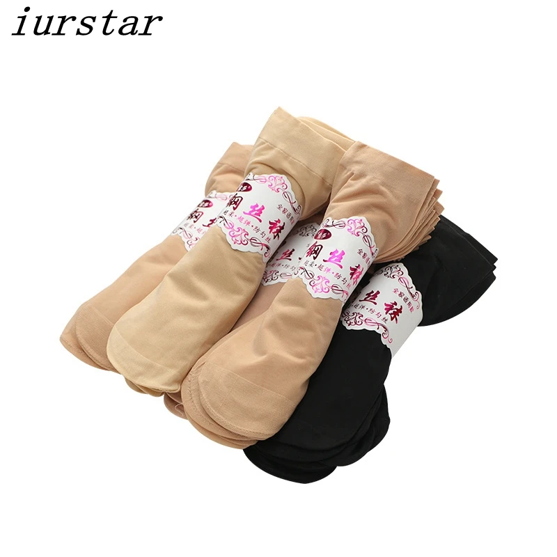 10 Pairs Spring Summer Women Mask Socks Steel Wire Anti-breakage Short Socks Seamless Velvet Boots Super Toughness Women' Socks