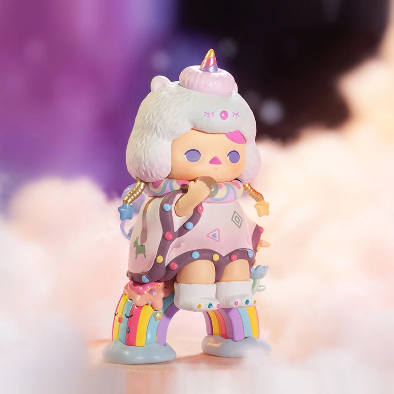 POP MART Pucky Quais São As Fadas Fazendo Série Mystery Box, Action Figure, Presente De Aniversário, Brinquedo Do Miúdo, 1Pc, 12 Pcs