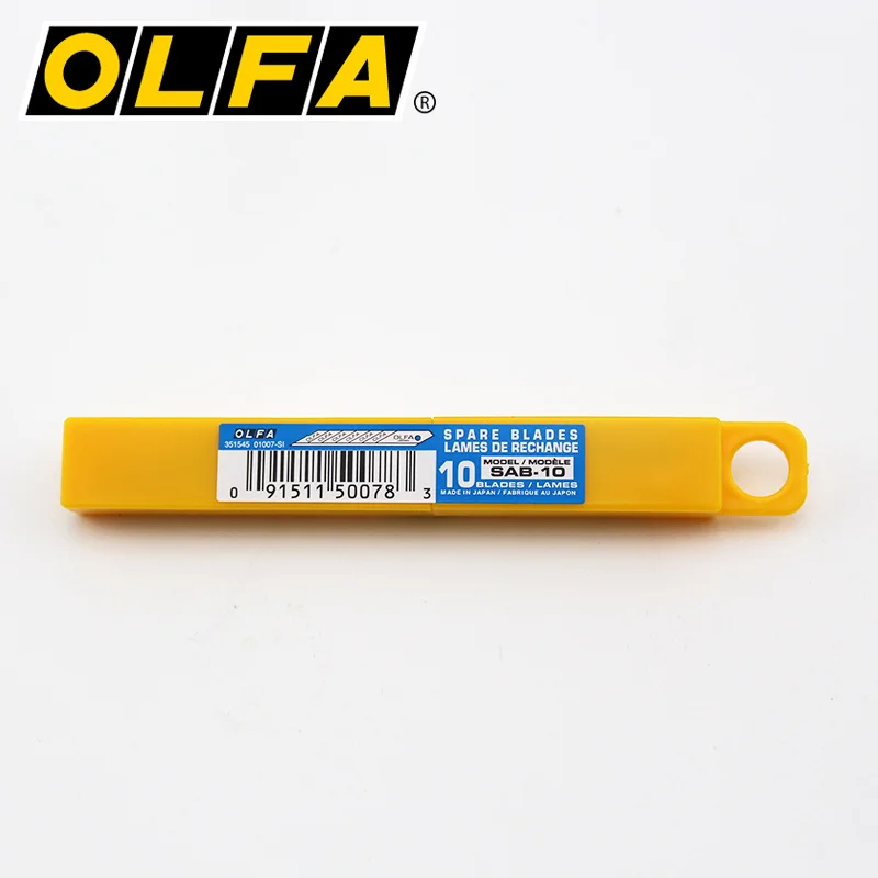 OLFA SAB-10 30-degree angle cutting insert 9MM small blade 10PCS/Lot