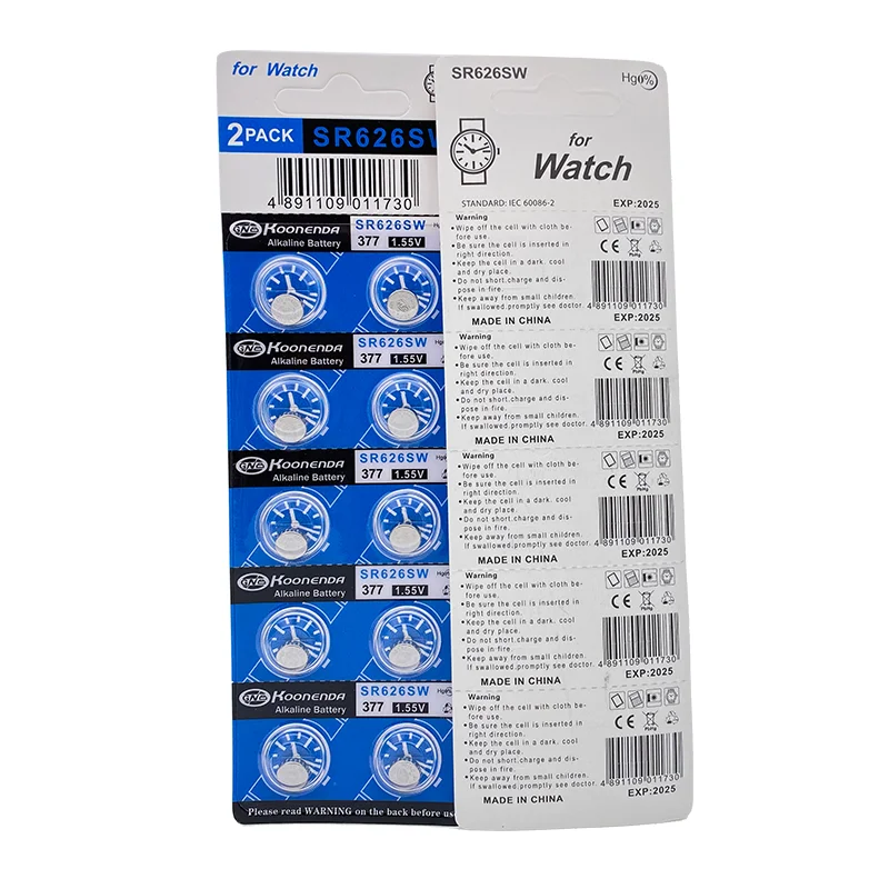 10pcs Cheap Sale 100% Original AG4 SR626SW LR626 377A 177 Button Coin Cell Battery Button cell Watch Battery