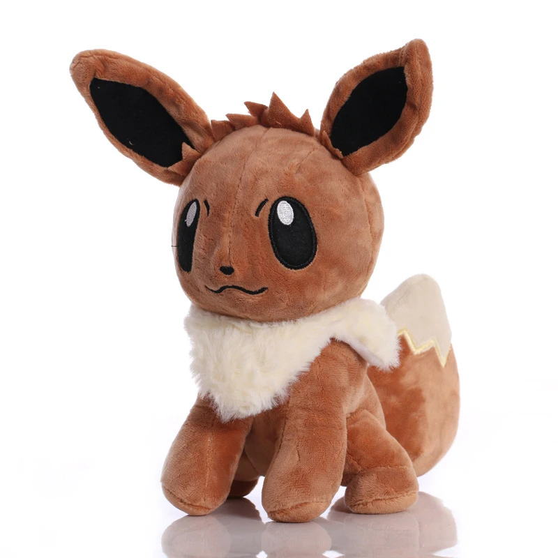 

1pcs 20cm TAKARA TOMY Pokemon Eevee Plush Toys Doll Eevee Plush Soft Stuffed Animals Toys for Kids Children Xmas Birthday Gifts