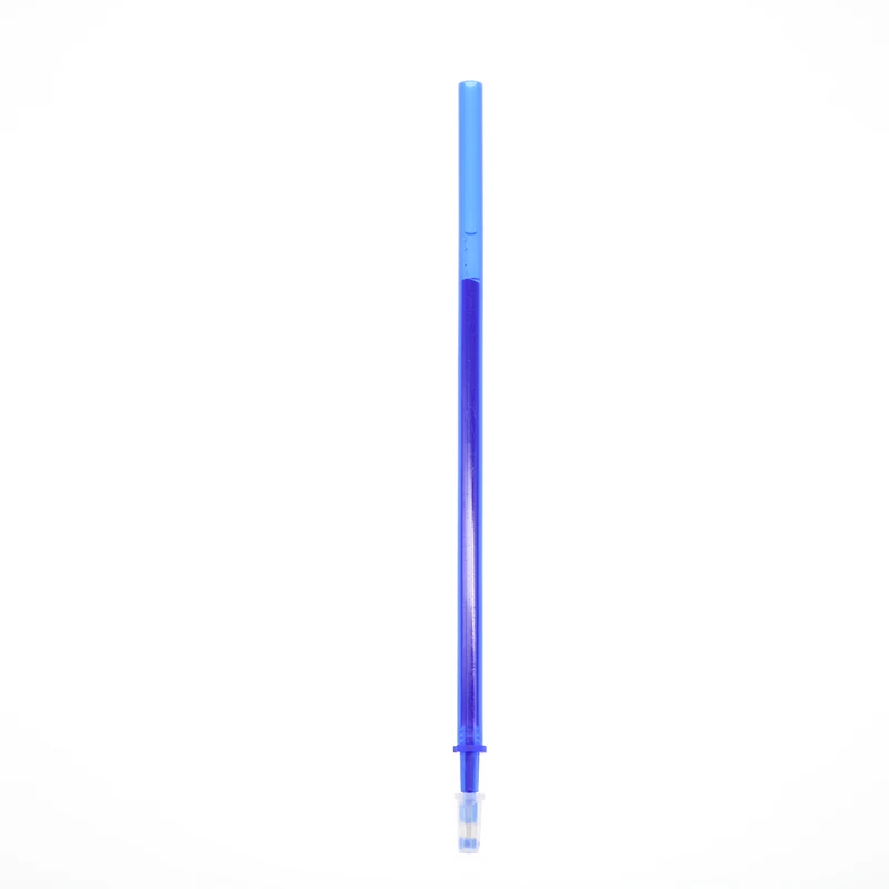 (1 Set = 10+1+1) Student Erasable Neutral Refill Set Erasable Pen Needle Blue Ink 0.5 Mm Stationery Set
