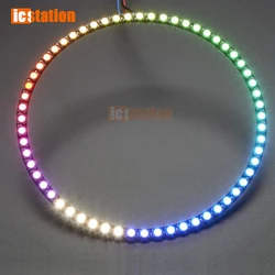 Ring Wall Clock 60 X Ultra Bright SK6812 RGBW LED Lamp Panel with Integrated Drivers 15*4