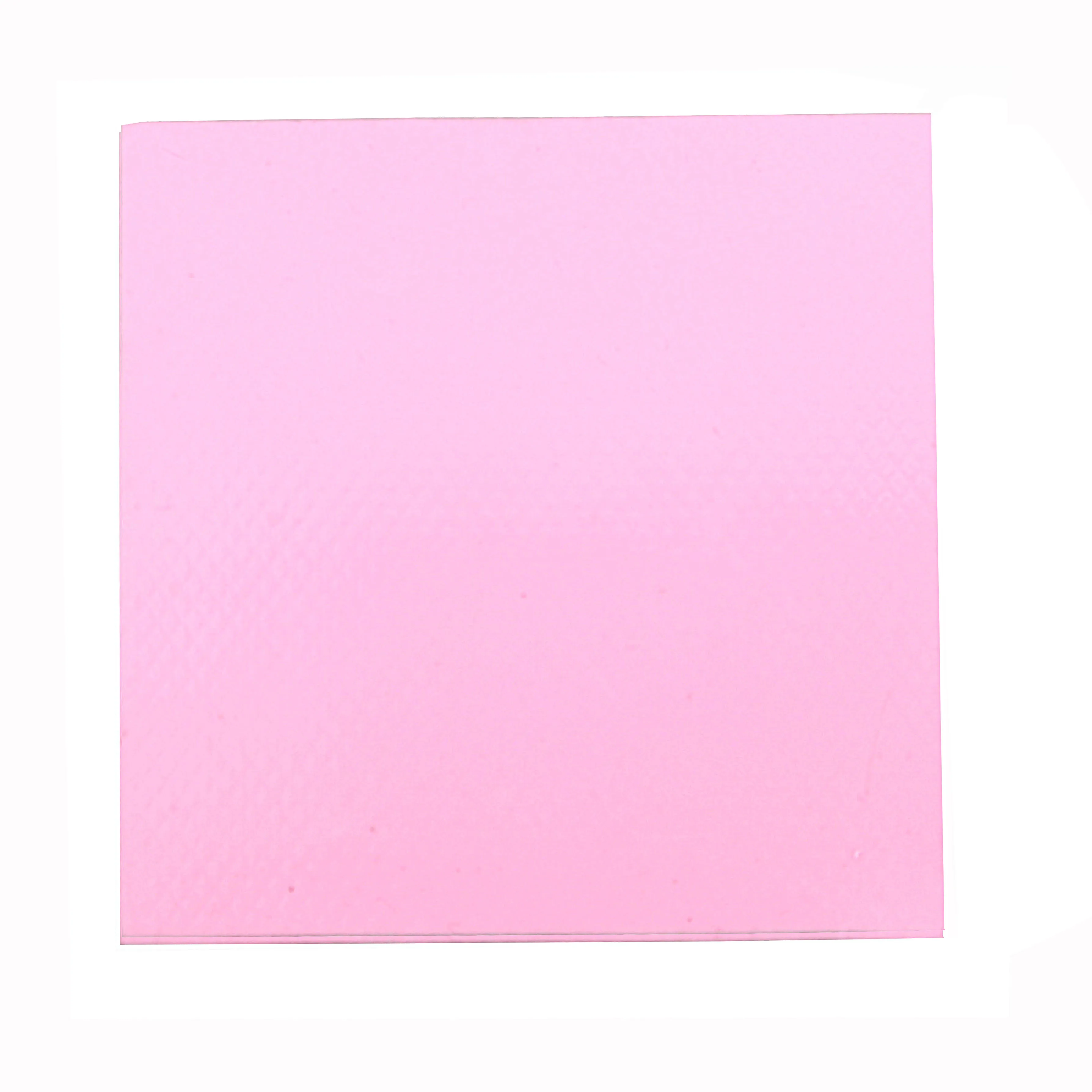 Gdstime-almohadilla de silicona conductora térmica, 1 pieza, 100mm x 100mm x 1mm, 0,1 cm de espesor, color rosa