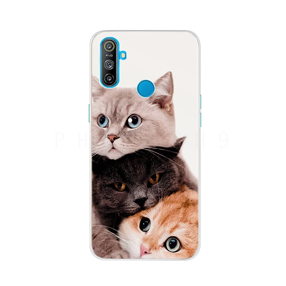 For Oppo Realme C3 Case Soft Silicone Cute Pattern Phone Back Cover For Oppo Realme C3 RMX2020 RealmeC3 C 3 Case TPU Fundas Capa