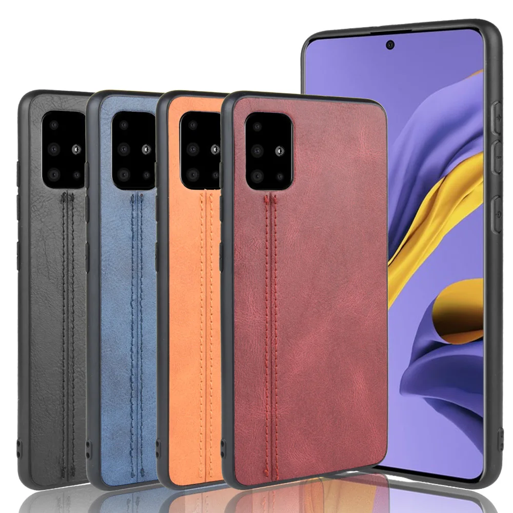 For Samsung Galaxy A71 5G Case Genuine Leathe For Samsung A71 5G A716 A716B A716S A716U Phone Cases Back Capas Fashion Funda