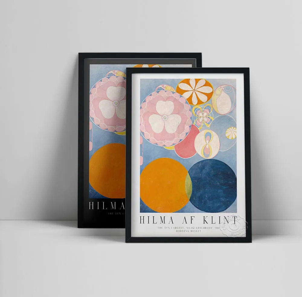 Hilma af Klint poster, af Klint print, Abstract art print, Swedish art, Scandinavian poster, Hilma af Klint, Modern Art Prints