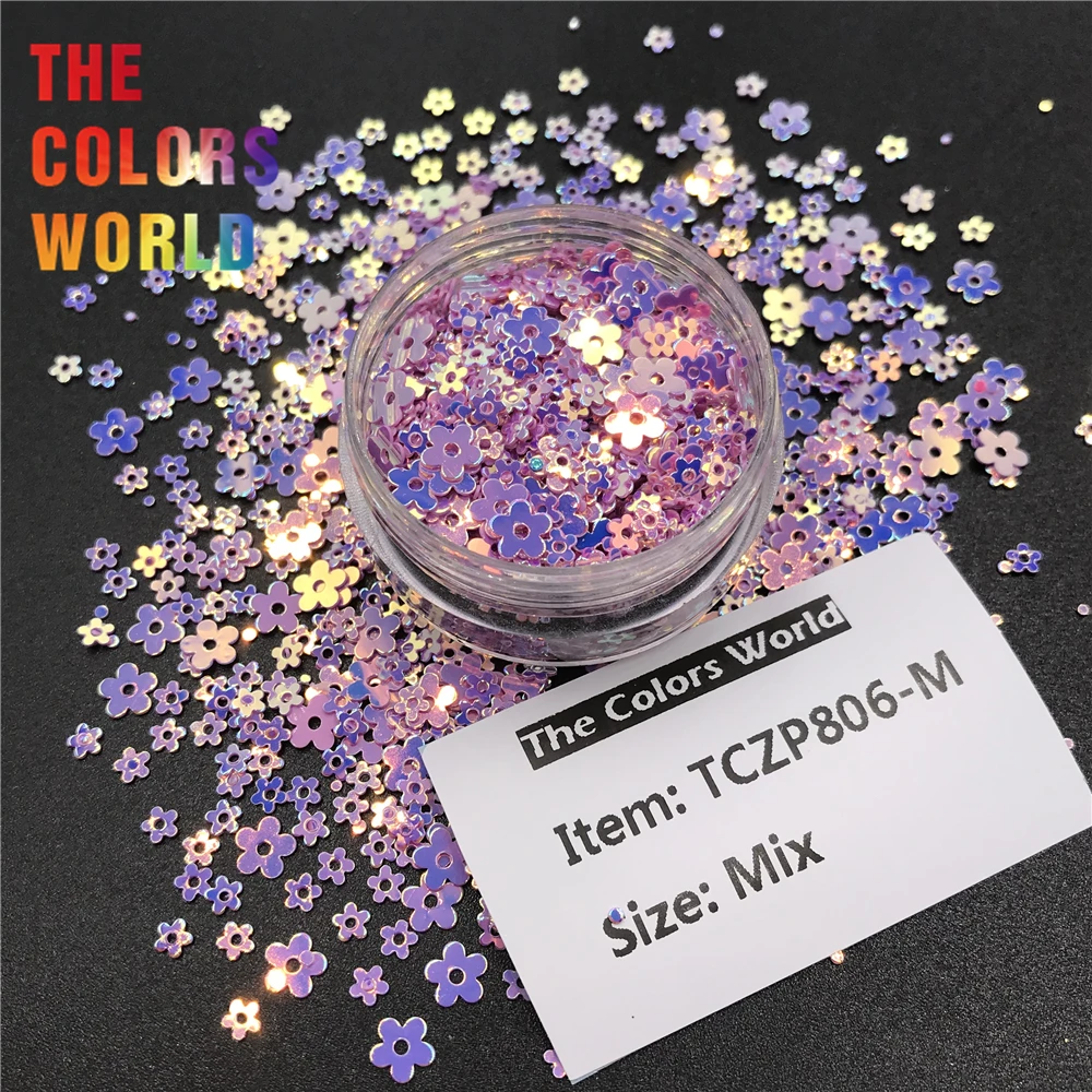 TCT-555 Mix Flower Flor Sequins Lentejuela Nails Art Decoration Nail DIY Decoration Crafts Home Decoration Festival  Accessories