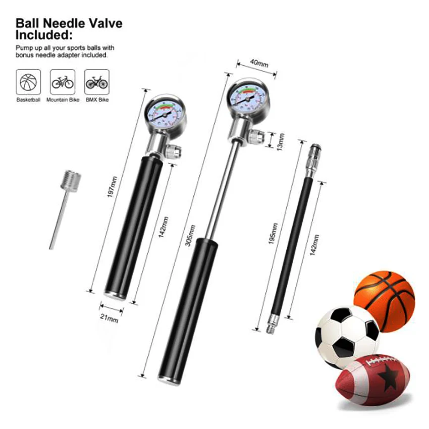 16 In 1 combinazione di attrezzi da ciclismo portatili, Mini pompa barometro chiave cacciavite strumento Mountain Bike Kit di riparazione biciclette