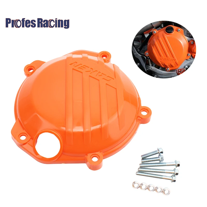 

For KTM SXF SX-F 250 350 250SXF 350SXF SXF250 SXF350 Motocross Dirt Pit Bike Motorcycle Plastic Clutch Guard Cover Protector