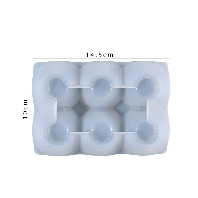 DIY Crystal Silicone Mold Square Egg Anti-break Grid Divided Storage Mould Refrigerator Home Stored For Resin Molds Casting