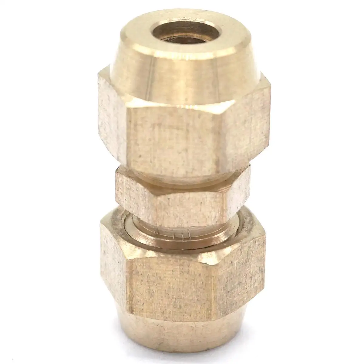 

Flare Tube OD 6mm Equal Nuts M12x1.25 Brass Flare Male Connector Tube Pneumatic Fitting