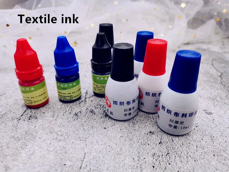 10ml ink printing clothes stamp special kindergarten students children clothing name waterproof not fade printing wash not fade