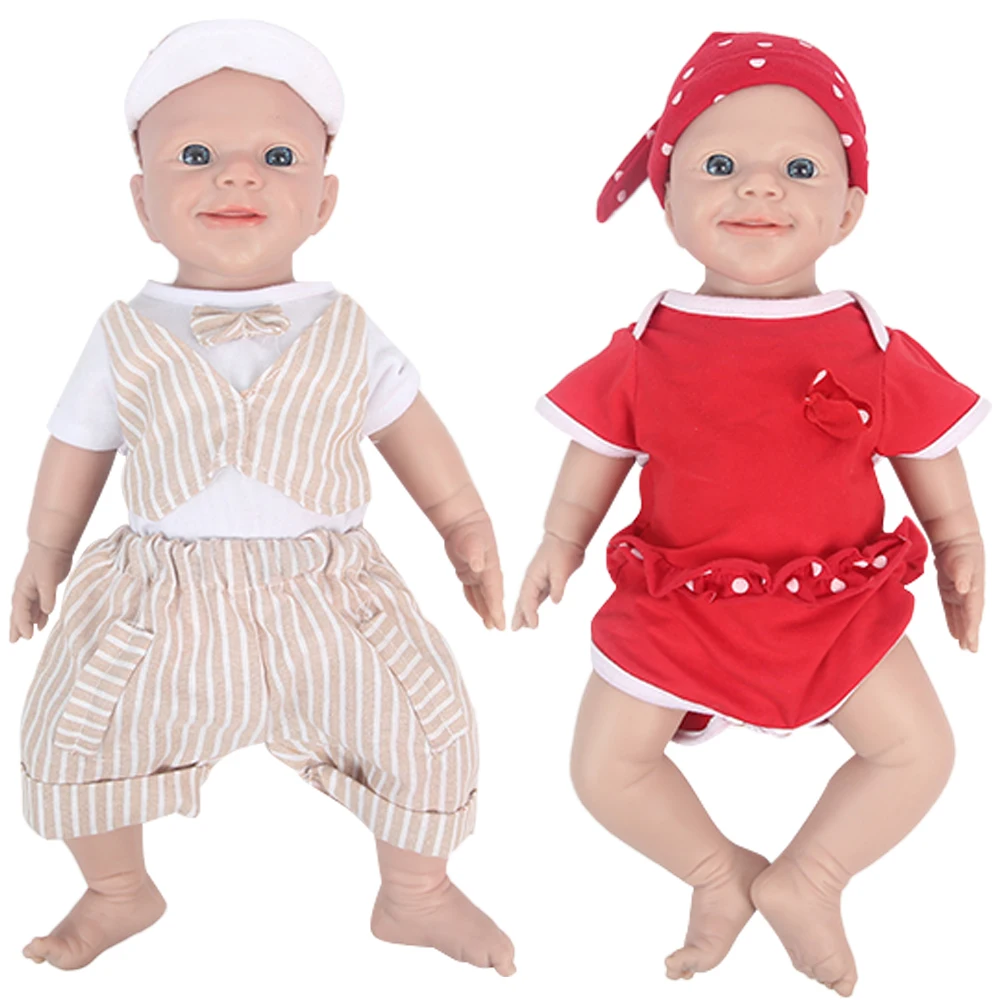 IVITA WG1549 46cm 2.63kg 100% Full Body Silicone Reborn Baby Doll Realistic Baby Toys with Clothes for Children Christmas Gift