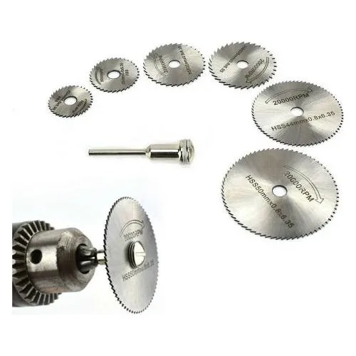 

Mini Circular Saw Blade 7 Li Piece Set Rotary Dremel Wood Plastic Laminate And Aluminum