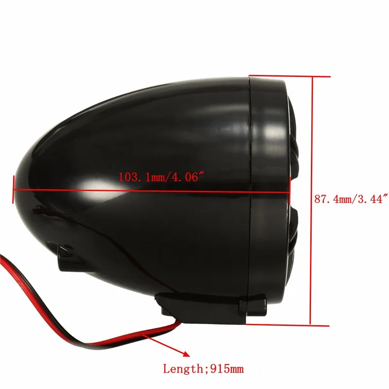 Moto Lecteur MP3 12V 2 * 10W Moto O Stéréo BT Lecteur MP3 Moteur Étanche USB TF Card Carrier Systeme De Haut Parleur Stereo Universel