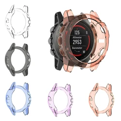 Protective Case For Garmin Fenix 5S 5 5X Smart Watch Cover Soft Silicone Bumper Shell For Fenix 5 5S 5X Plus TPU Protector Case