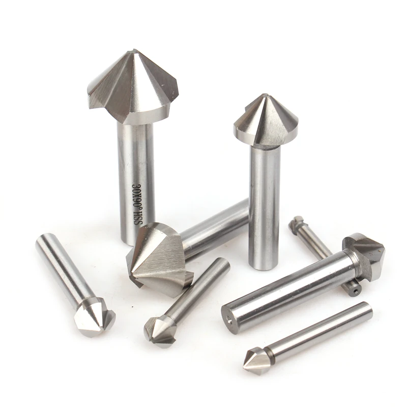 4,5-50 mm 3-Schneiden 90-Grad-HSS-M2-6542-Senker-Fasenbohrer für Edelstahl und Aluminiumlegierungen – Detail 13