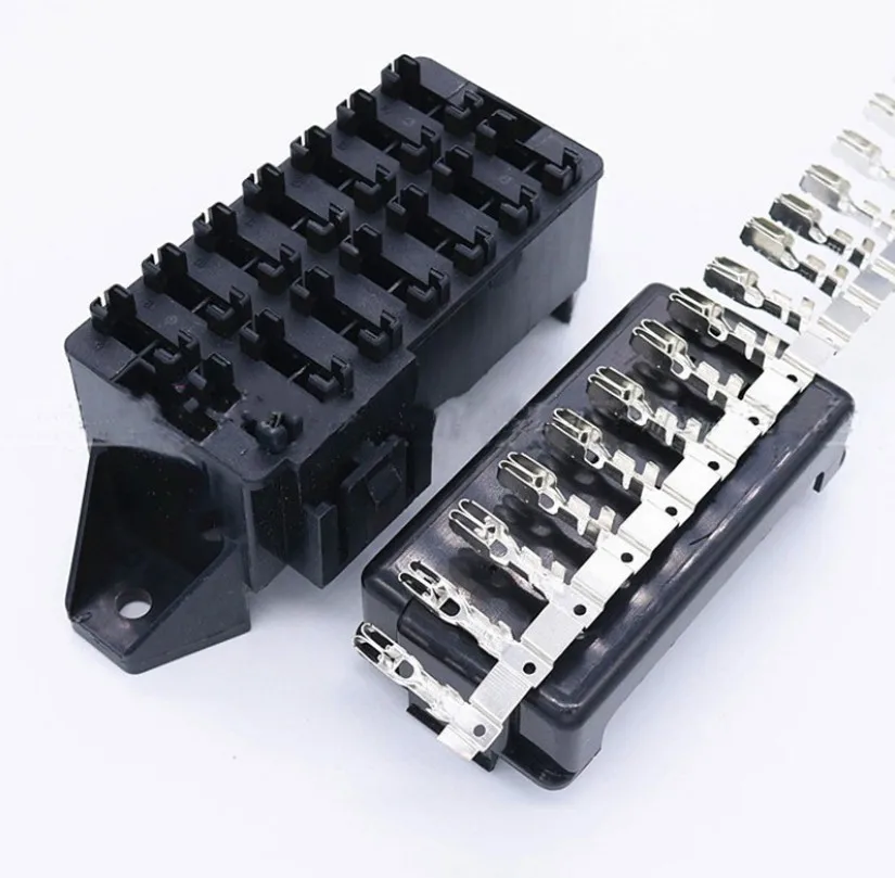 14way Car fuse Box Assembly Circuit Car Auto Blade Fuse Box Block Holder with terminal and fuse