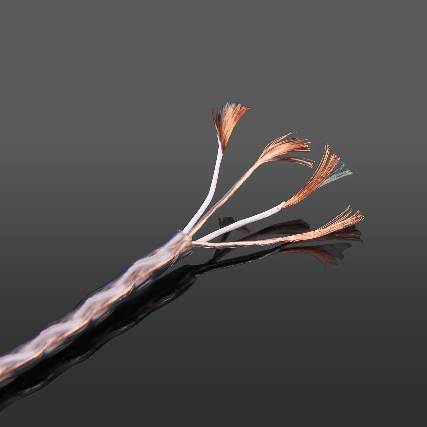 Новинка! 4-ядерный оплетенный аудиокабель OCC для наушников Audio technica ATH-M50x M40x M70x M60x