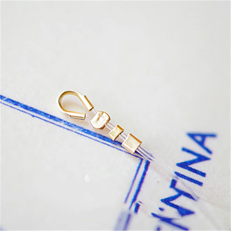 14K Gold Filled Kabel-Drahtschützer für Schmuckherstellung, handgemachtes DIY-Zubehör, Goldschmuckkomponenten – Detail 13