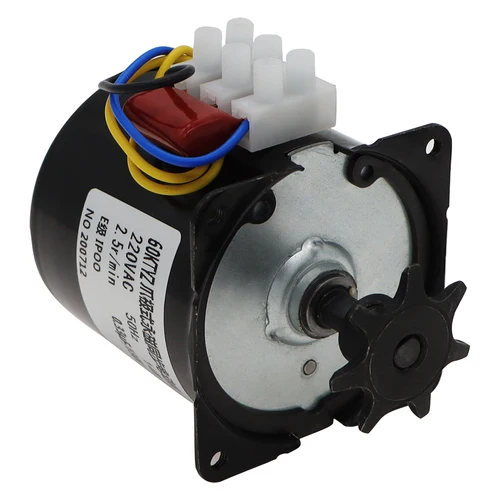Imagen 2 del producto Motor síncrono de imán permanente con poste de garra 60KTYZ AC220V 14W 50Hz Micro Motor de engranaje de baja velocidad 2.5r/min
