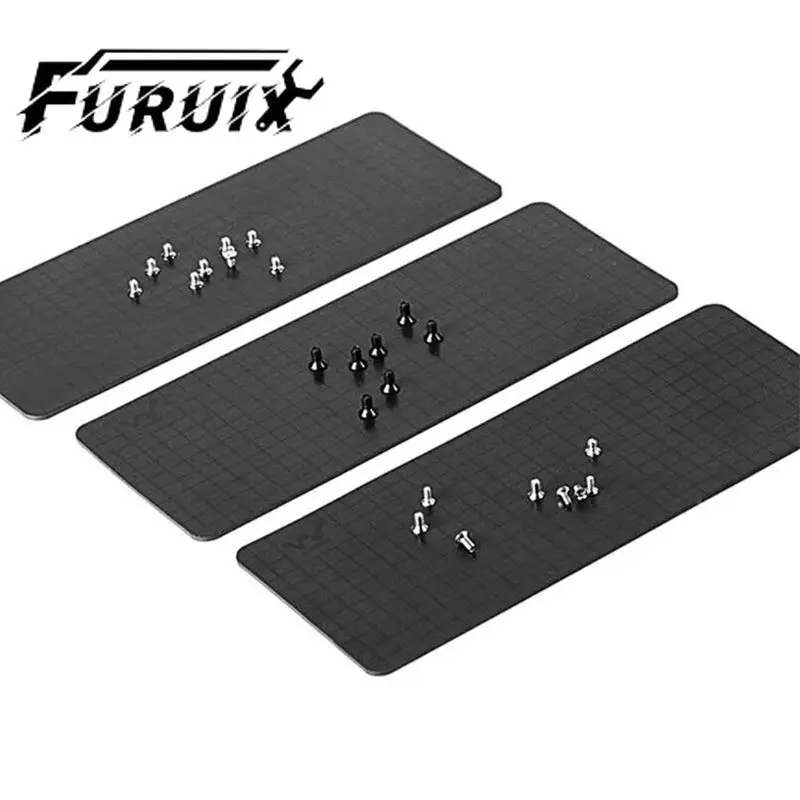 165*65mm Multifunctional Magnetic Mat,Desk Mat with Scale Grid, Soldering Mat for Repairing Electronics, Outdoor Non-Slip Pad