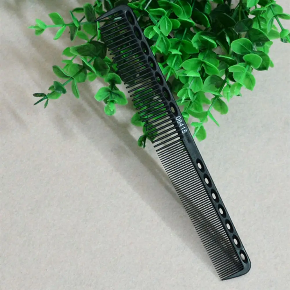 Portable Anti-Static Hair Combs Professional Carbon Hairdressing Brush Salon Flattop Hair Cutting Comb Hair Care Styling Tool