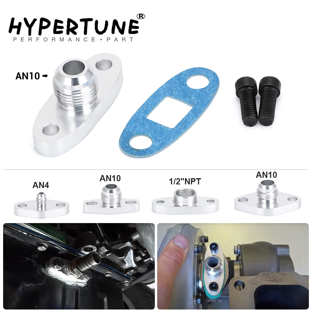 Hypertune - Turbo возвратный/сливной фланец адаптер AN10 для TURBO GT28 GT30 GT35 T25 HT-OFG34 Hypertune - Turbo возвратный/сливной фланец адаптер AN10 для TURBO GT28 GT30 GT35 T25 HT-OFG34