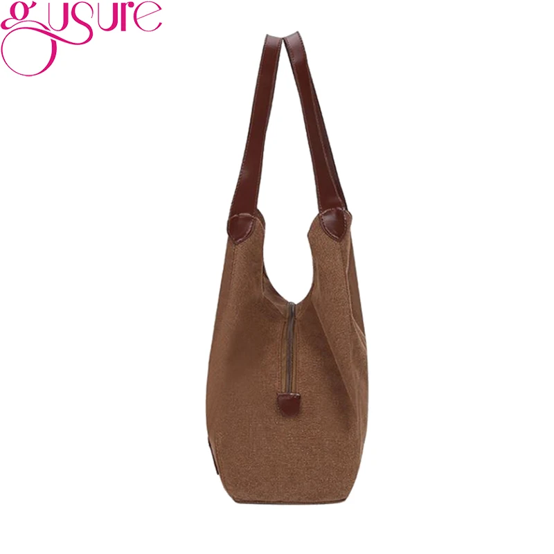 Gusure Borse di lusso Borse da viaggio da donna Designer Canvas Borsa a tracolla a tracolla ad alta capacità Borsa da donna casual Tote bolsa