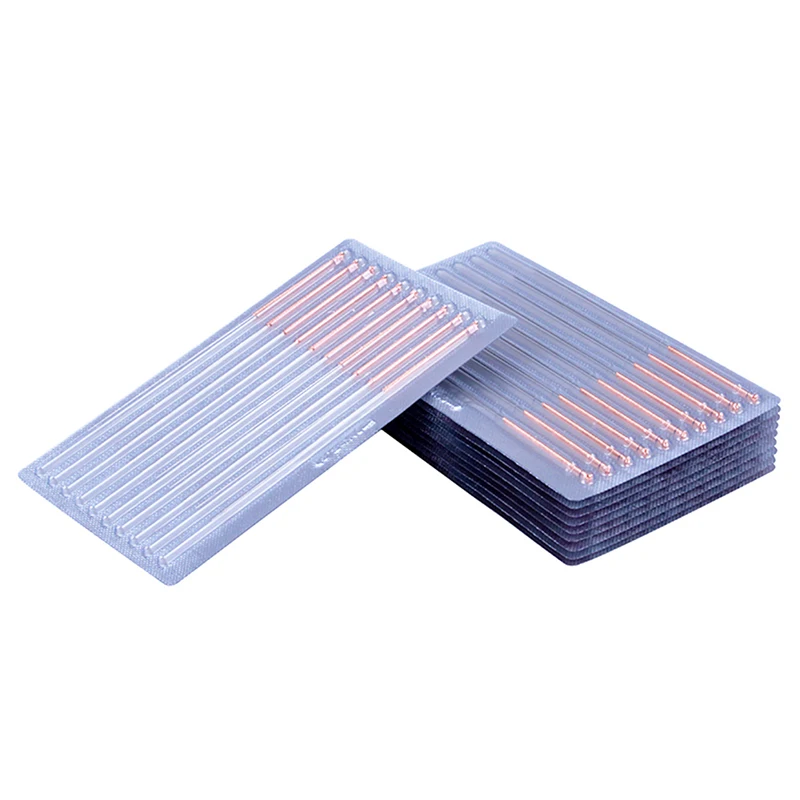 100pcs/box 4 Sizes Acupuncture Needle with Tube Acupuncture Disposable Sterile Beauty Massage Needle