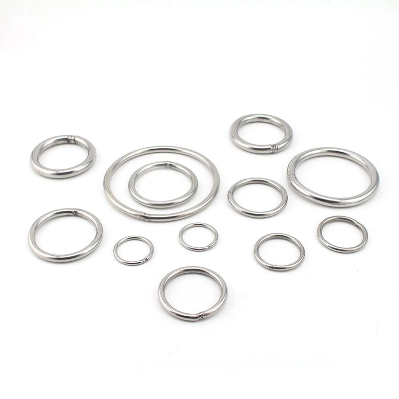 

1/5/10Pcs 304 Stainless Steel Ring Welded Metal O Ring 20mm 30mm 40mm 50mm 60mm 80mm 100mm