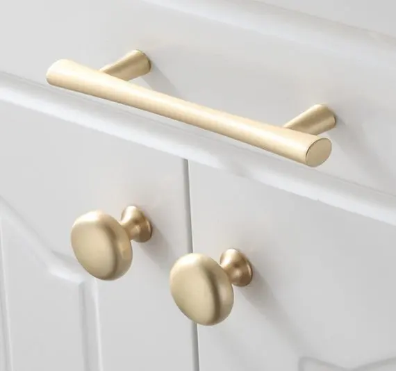 

3.75'' 5'' 7.56'' Brass Black White Cupboard Pulls Dresser Knobs Drawer Pull Handles Kitchen Cabinet Pulls Door Handle Knob