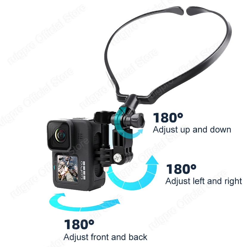 الرقبة عقد جبل الحبل حزام ل GoPro بطل 10 9 8 7 6 5 4 3 + oomo عمل الرياضة كاميرا الهاتف المحمول آيفون 12 اكسسوارات