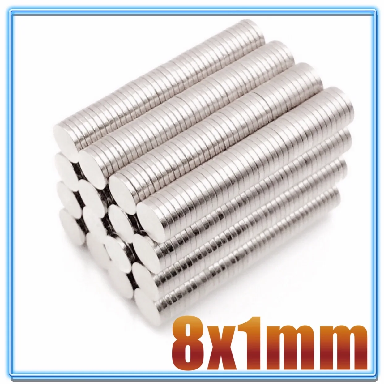 10/50/100/200/500 Pcs 8x1 Neodymium Magnet 8mm x 1mm N35 NdFeB Round Super Powerful Strong Permanent Magnetic imanes Disc 8*1