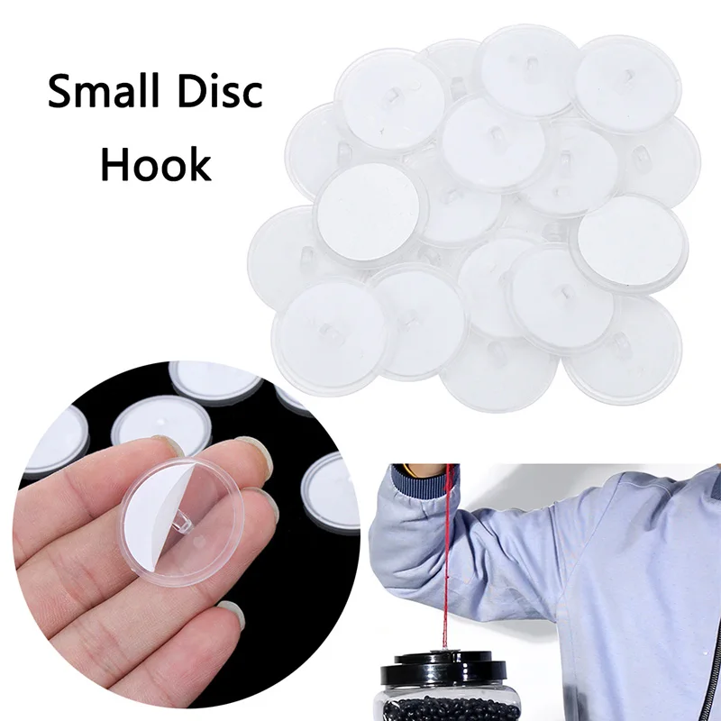 Ceiling Adhesive Hook Small Disc Hook Christmas Wedding Party Ceiling Decor Poster Hanger Wall Hooks Sticky Hooks for Ceiling