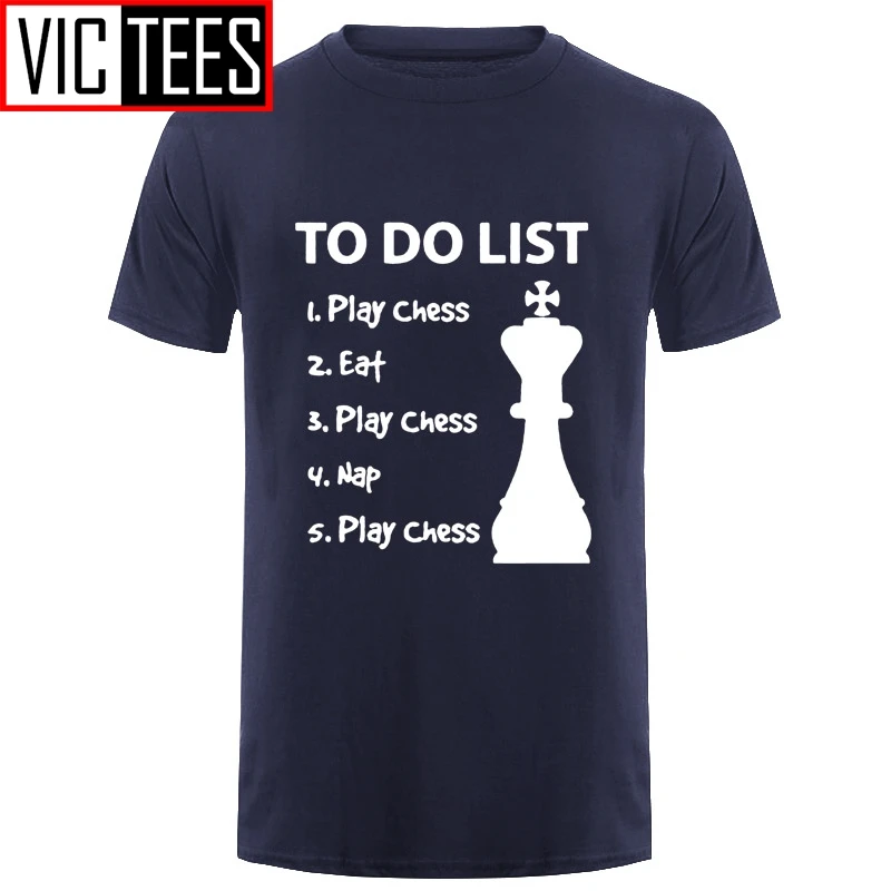 Men To Do List Chess Funny Game Mens T Shirt Gift Evolution Chess Crew Neck Tee T-shirt