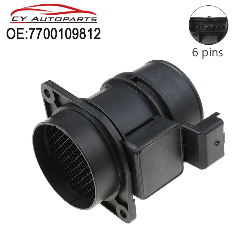 7700109812 MAF Mass Air Flow Sensor for Renault Megane Scenic Trafic Clio Espace Kangoo Laguna Master 1.9 2.5 5WK9632Z 5WK9620Z