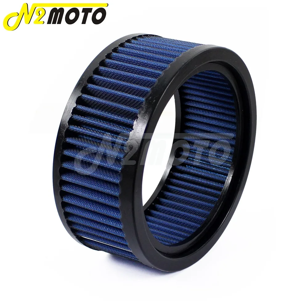 Replacement Motorcycle Blue Air Filter E-3226 Round 4.625\