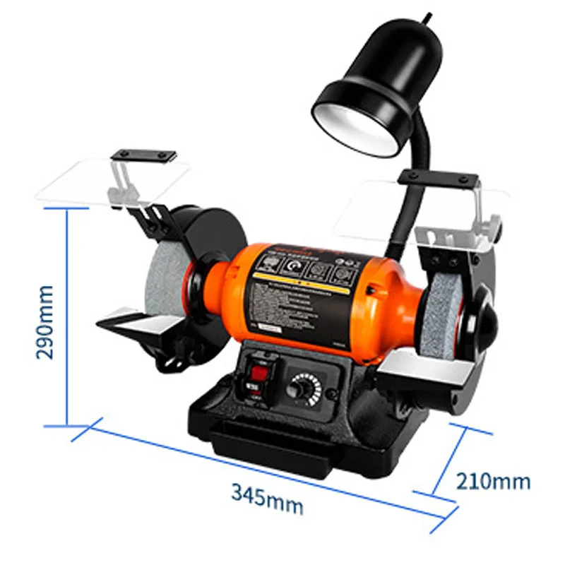 Speed-regulated desktop grinder 6 inch industrial polishing machine Multifunctional household small knife sharpener