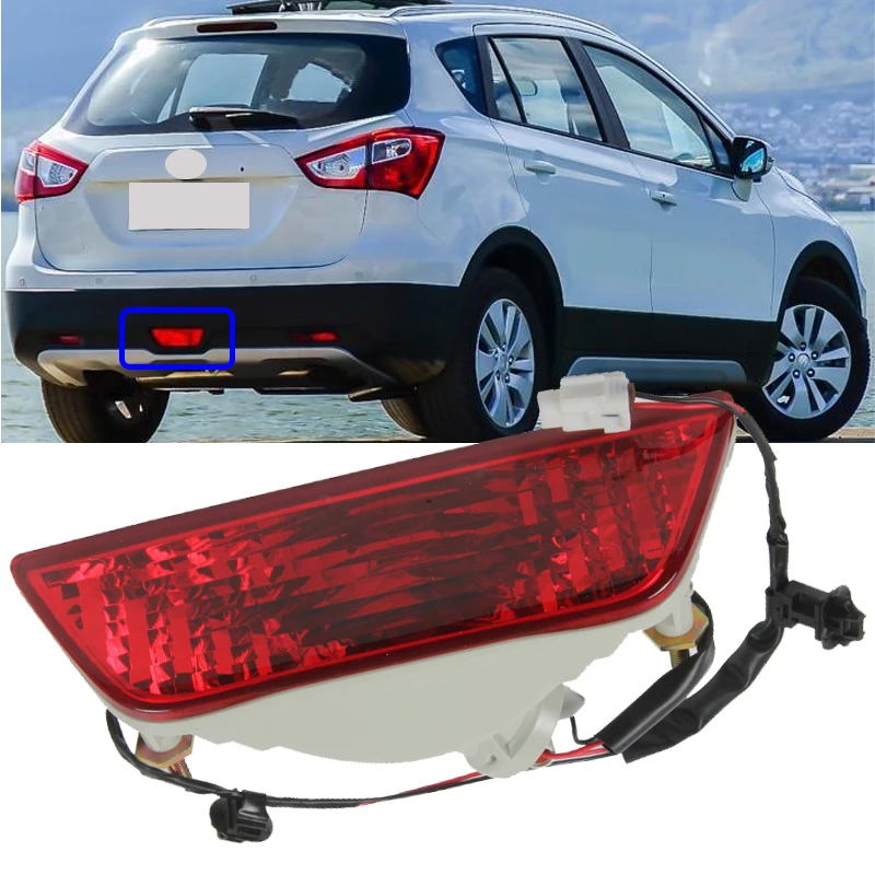 

Roavia Car accessories Rear bumper lights rear fog lamp For Suzuki S-Cross Swift Sports Reflector Brake Parking Light Warning