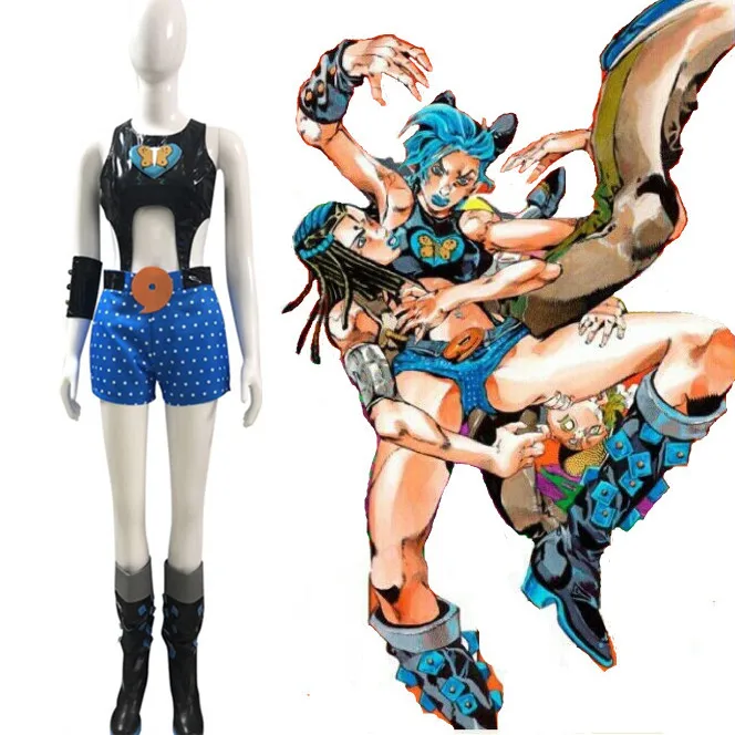 

JoJo's Bizarre Adventure Jolyne Cujoh Cosplay Costume Halloween