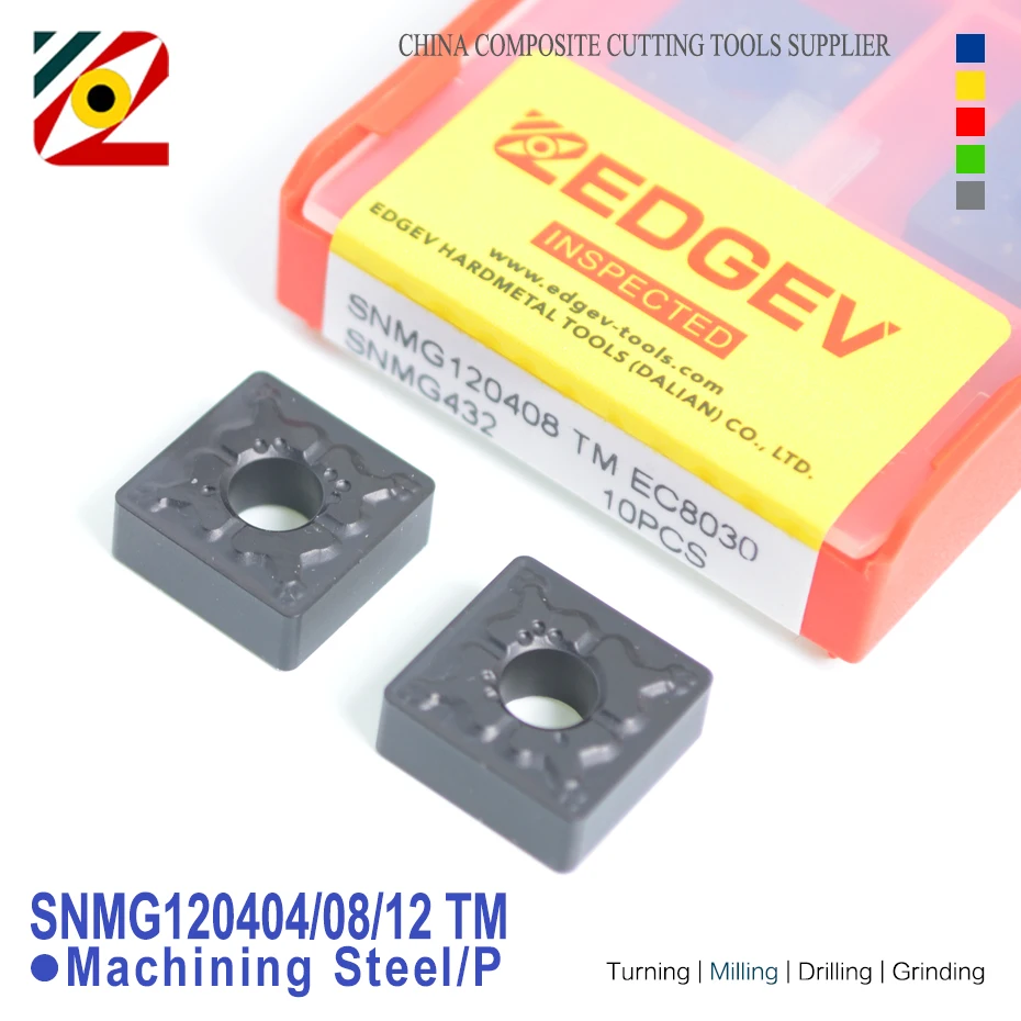 10 шт. вставка из карбида вольфрама SNMG120404 SNMG120408 SNMG120412 SNMG432 SNMG 120408 внешние токарные инструменты CNC режущая головка для стали P