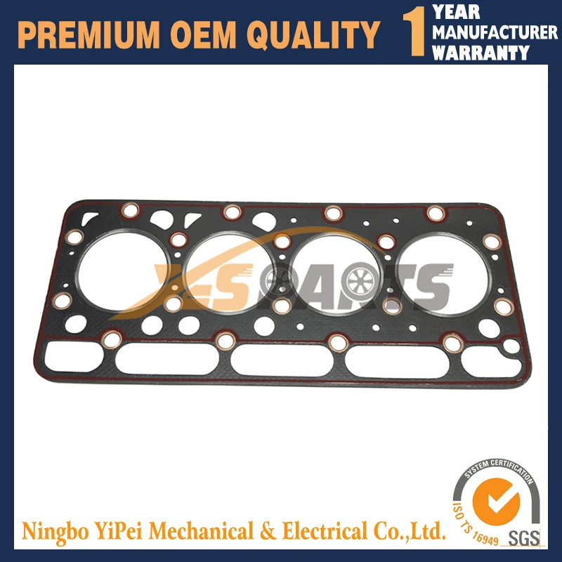 

New V1512 Cylinder Head Gasket Kit For Kubota Engine (Graphite)