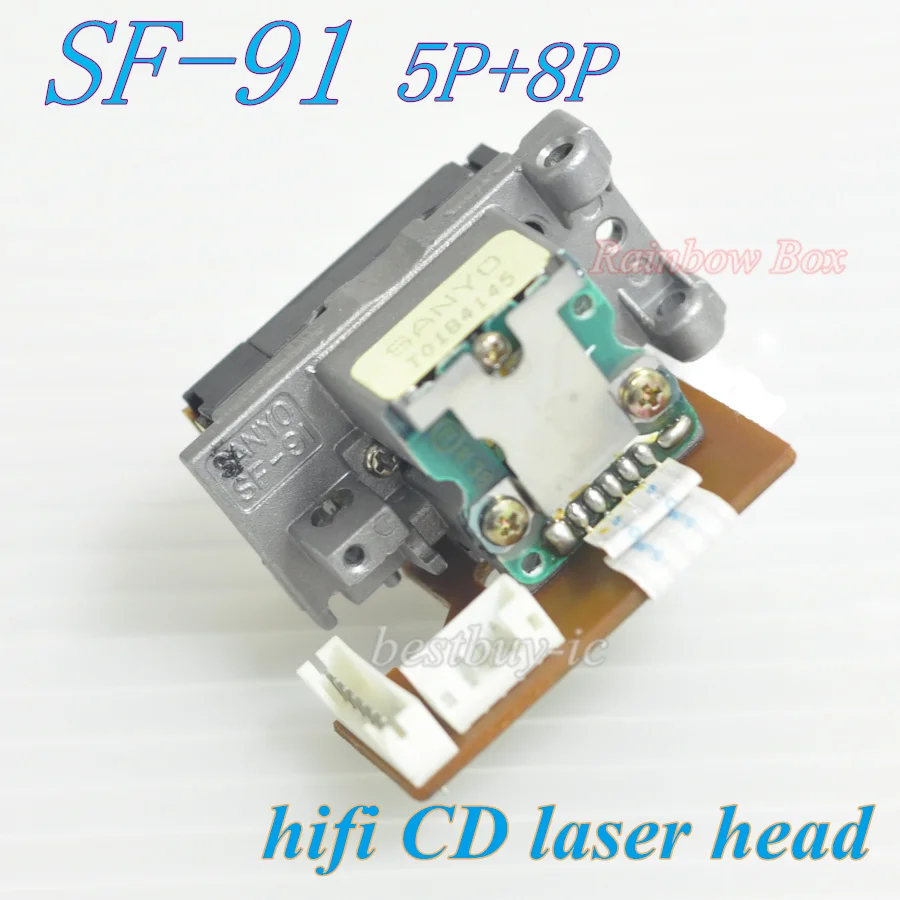 San yo-Lentes de cabeza láser para SF-91, SF-91 de 5 + 8 pines, para el sistema de reproductor de CD de medios doméstico