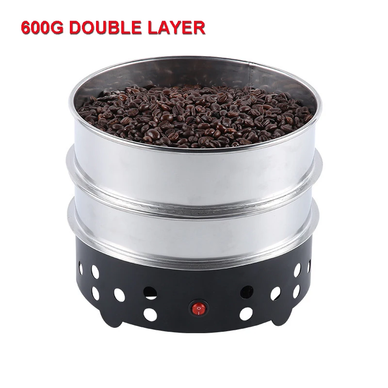 

600g Electric Coffee Bean Cooler Small Home Coffee Roasting Radiator Coffee Bean Cooling Plate With Filter 110V/220V